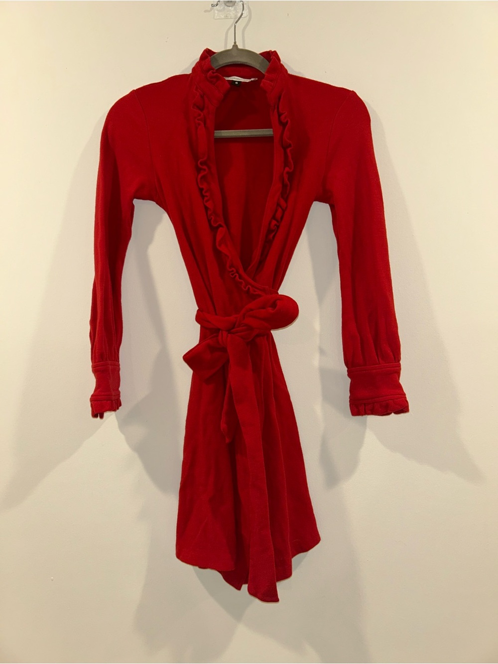 Diane Von Furstenberg Red Wrap Dress